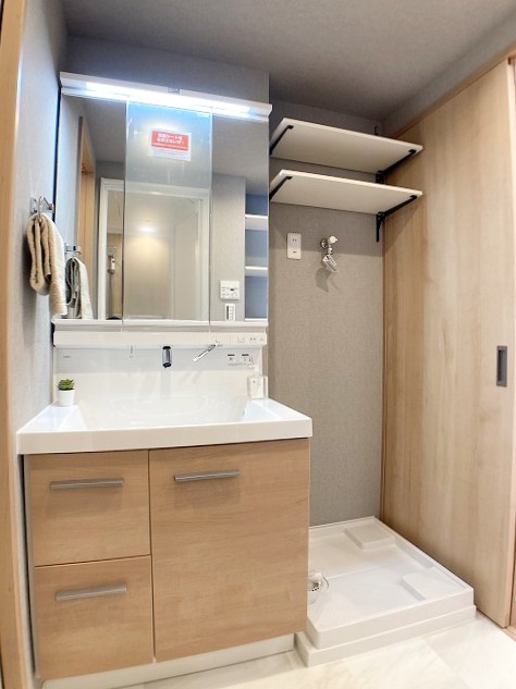 画像:洗面台&洗濯パン